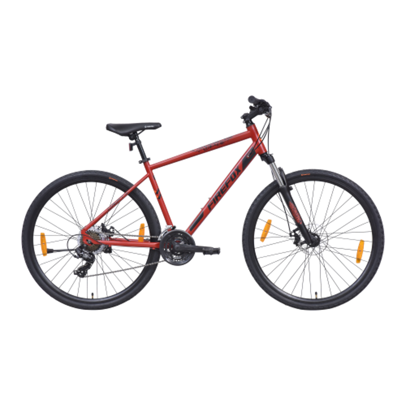 Firefox Drift 700x35C Red & Black 21 Gear Hybrid Bicycle, 112990625