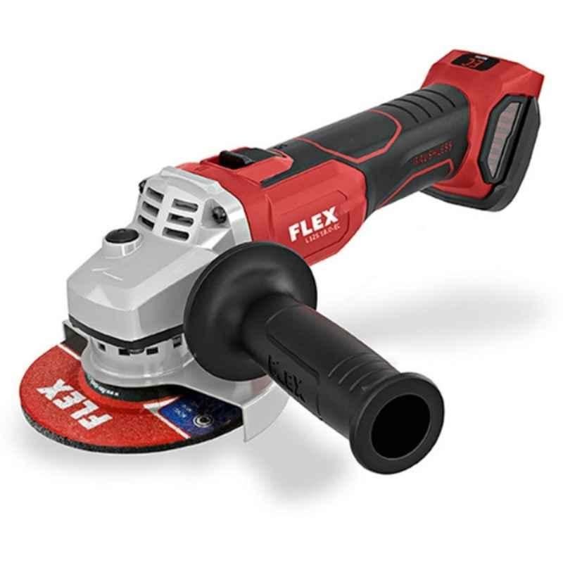 Flex 18V 125mm Cordless Angle Grinders with 200 Pcs Metal Cutting Discs, L-125-Set