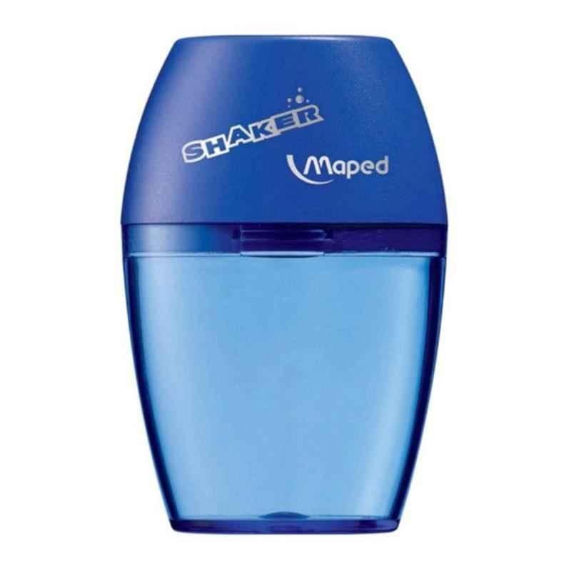 Maped 1 Hole Assorted Sharpener SHAKER with practical waste container, MD-534753