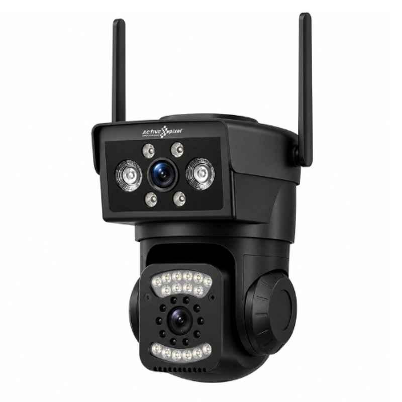 Active Pixel W8 4MP+4MP Dual Lens WiFi Camera with Two Way Audio & AI Detection