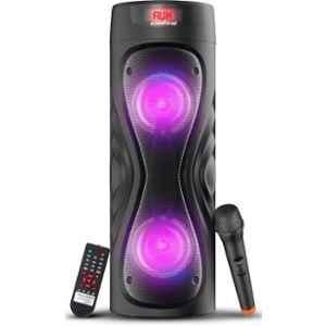 Krisons Cyclone 30W Black Bluetooth Tower Speaker