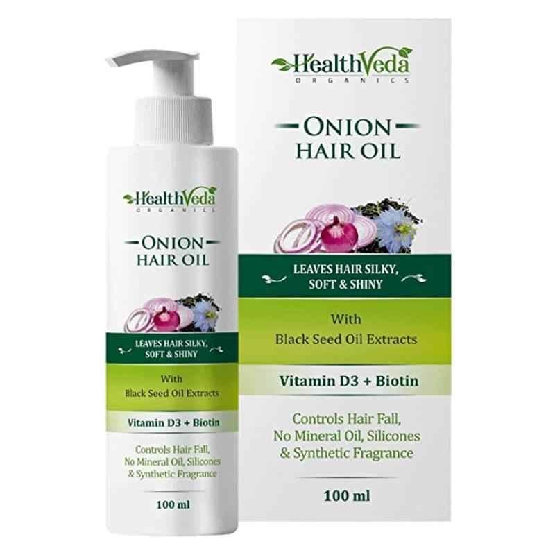 Health Veda Organics 100ml Onion Hair Oil