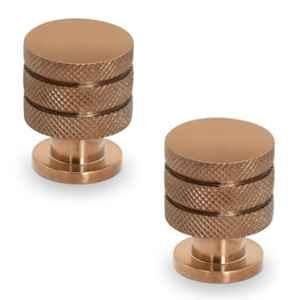 Plantex Knobs for Drawer/Drawer Knobs/Cabinet Knobs/Drawer knobs Handle/Pull-Push Knobs for Home/Office Drawers (Pack of 2) Rose Gold