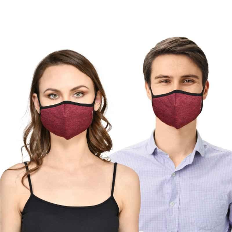 Strauss 16x12x1.5cm Small Red Unisex Anti-Bacterial Non Vent Protection Mask, ST-2261