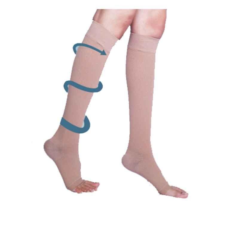Sorgen Royale Microfiber Class 1 Knee Length Medical Compression Stockings, SMCS1313, Size: L