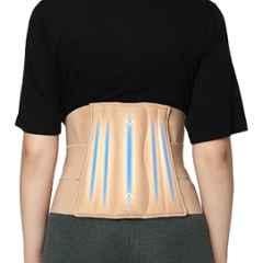 Flamingo 48-52 inch Contoured Lumbar Sacro Belt For Lower Back Support, Size: XXXL