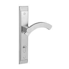 Bonus Half Moon Premier 75mm Brush Brass Steel Both Side Key Mortice Lock Set