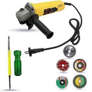 Walkers 800W 4 inch Angle Grinder with 5 Pcs Wheel & 2 in 1 Screwdriver, WKCB473