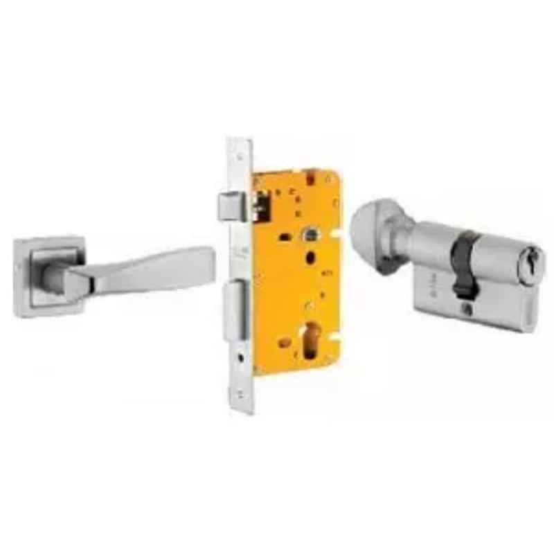 Dorset ML Series Stella 60mm Stainless Steel Silver Chrome Finish Door Handle Lock Set with Knob & Key