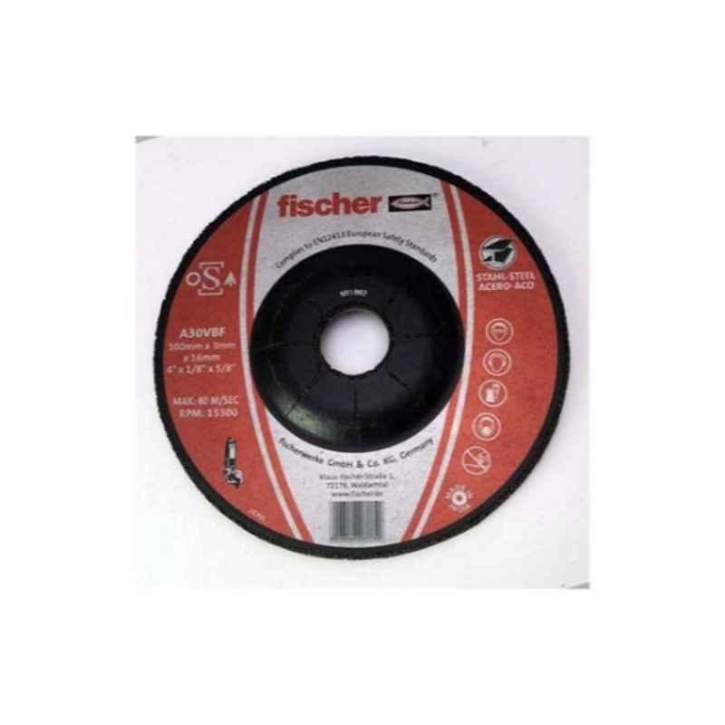 Fischer 100Pcs 125x3x22.23mm Mild Steel Cutting Disc Set,