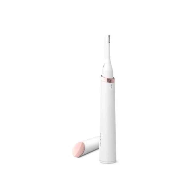 Philips Pink & White Touch-Up Pen Eyebrow Trimmer, HP6388