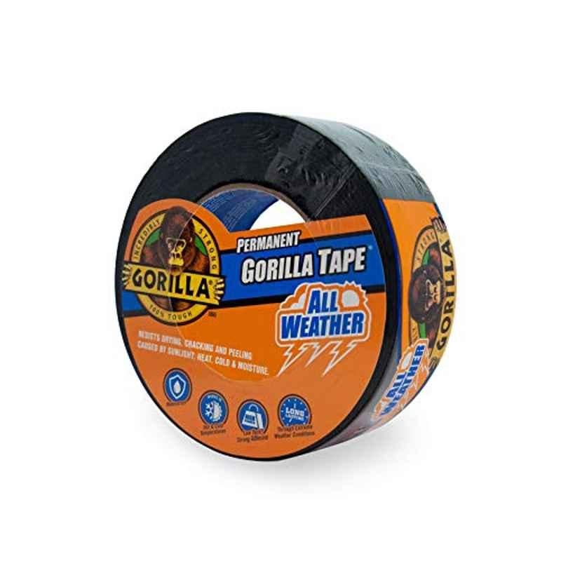 Gorilla Butyl Rubber Black Waterproof Duct Tape, 6009002