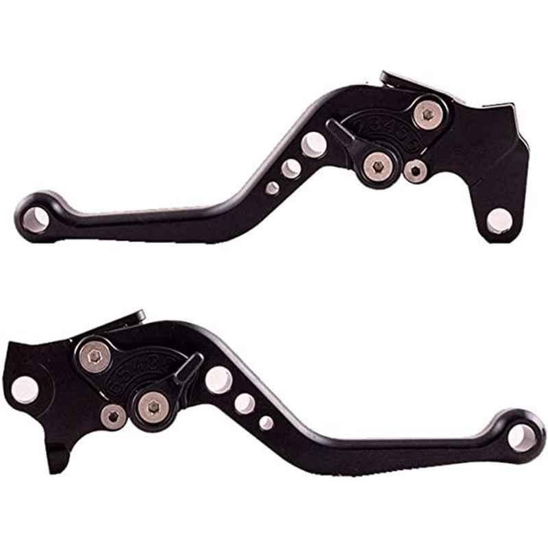 AOW Clutch and Brake Levers - 6 Positions Adjustable levers for TVS Apache RTR 250