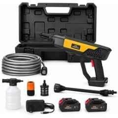 Okasta 48V 30bar Cordless High Power Pressure Washer Gun with Dual Battery & Accessories