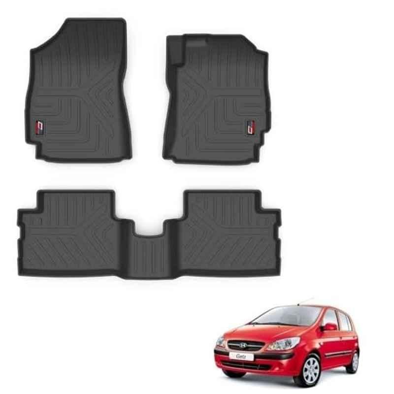 Kozdiko Thermoplastic Polyolefins 3D Life Long Car Floor Mat Set for Hyundai Getz