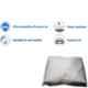 Love4Ride Silver Two Wheeler Cover for TVS Phoenix