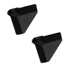 Plantex Knobs for Drawer/Drawer Knobs/Triangle Knob for Cabinets/Drawer Handle/Pull-Push Knob for Kitchen/Bedroom Drawers (Pack of 2) SH-431, DC-Black & Z-Black