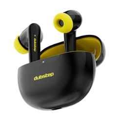 Dubstep Buzz X5 Black & Yellow In-Ear Wireless Earbuds with Upto 50 hrs Playtime, 13mm Dynamic Drivers, X-Bass Technology, ENC, Clear Calls TWS Earbuds, Bluetooth V5.3 Earphones & Type-C Fast Charging