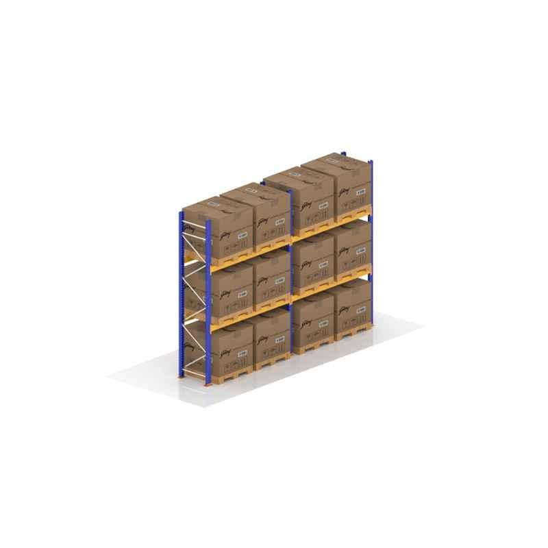 Godrej 3.5x2.3x0.8m 2 Layer Industrial Storage Rack, Load Capacity: 8000 Kg