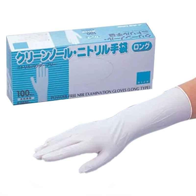 Lab Plus 1000 Pcs Clean Knoll Nitrile Long L Size Nitrile Box, LP-818