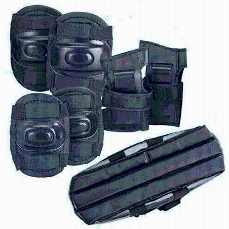 STYRKR Black New Protection Helmet Elbow | Knee | Hand Guard Skating Kit 253 Skating Kit