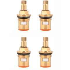 Spazio 1/2 inch Brass Quarter Turn Ceramic Disc Cartridge for Tap (Pack of 4)