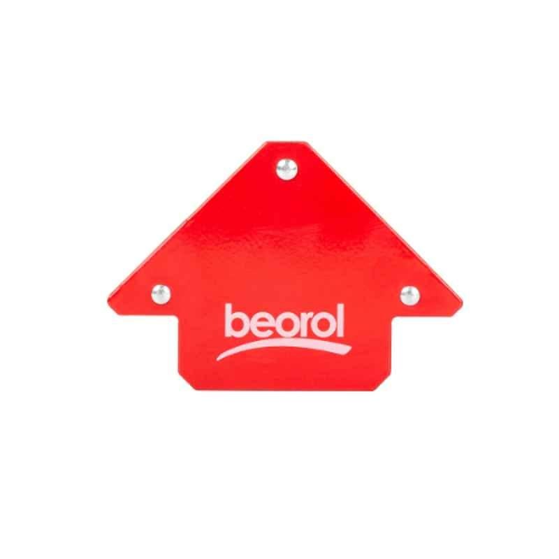 Beorol 120x82x14mm Red Welding Magnetic Square Holder, MDV8