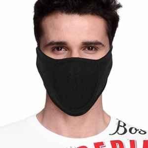Gliders Black Skin Friendly Cotton Face Mask (Pack of 20)