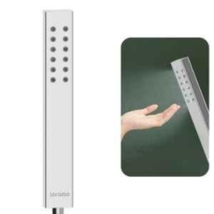 Lorazzo Majestic Mist ABS Chrome Finish Rectangular Shape Hand Shower with out Hose Pipe for Bathroom, LRZ HS0551 S01