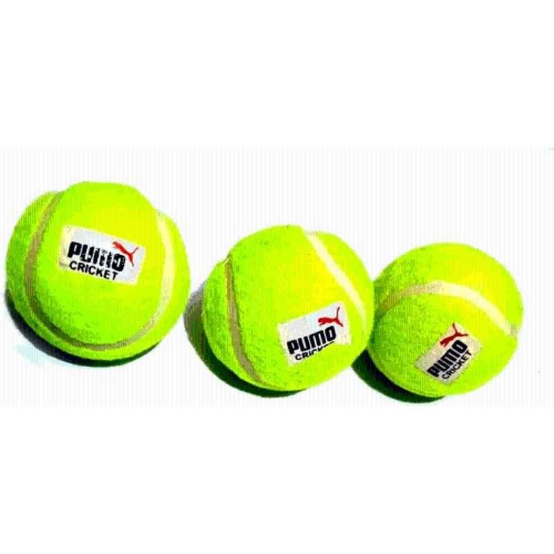 HTM Cricket Balls for Daily Matches, Training & Hobby Play Cricket Tennis Ball (Pack of 3)