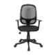 Regent 802 Net & Metal Black Mesh Chair