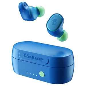 Skullcandy Sesh Evo True Curious Blue Bluetooth Earbuds with Mic, S2TVW-N892