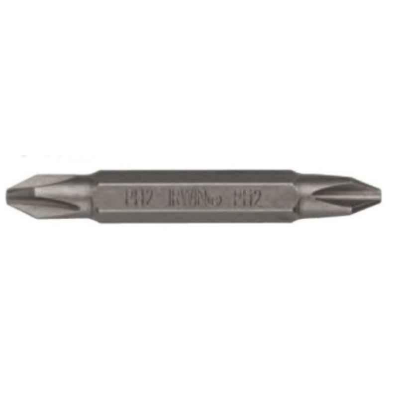 Irwin PH1/PH2 50mm Phillips Screwdriving Double Ended Bit, 10504393