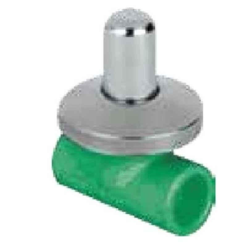 Hepworth 25mm x 3/4 inch PP-R White Short Chromium Valve, 4300802560822 (Pack of 40)