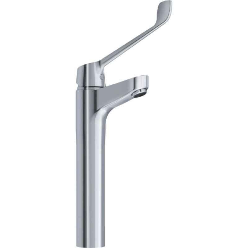 Kludi Rak Peak 1/2 inch Brass Chrome DN15 Medicare Single Lever High Raised Basin Mixer, RAK18071