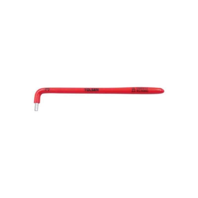 Tolsen 42504 4x140mm Red Insulated Hexagon L-Key Wrench
