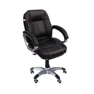 Arko Black Medium Steel Medium Back Adjustable Central Tilt Executive Chair, 888AGS