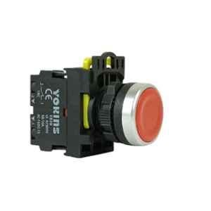 Yokins 22mm 240V 1NC Red Push Button with Spring Return, EB2M-A-01-R