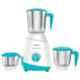Havells Aspro Plus 500W White & Light Blue Mixer Grinder with 3 Jars, GHFMGCYB050