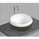 Uken (Sun-105) Imported Luxury European Style Designing Bathroom Sink/Wash Basin/Table Top (Sun-105) White,Brown