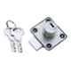 Smart Shophar 24mm Zinc Silver Queen Ultra Key Multipurpose Lock, SLK28MP-QUEN-SL-P1