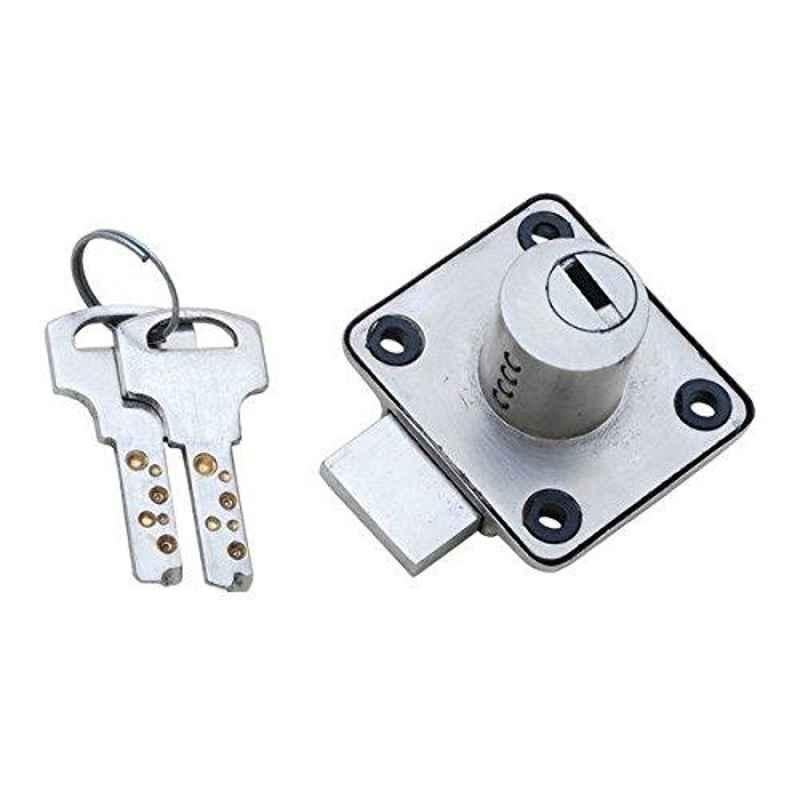 Smart Shophar 24mm Zinc Silver Queen Ultra Key Multipurpose Lock, SLK28MP-QUEN-SL-P1