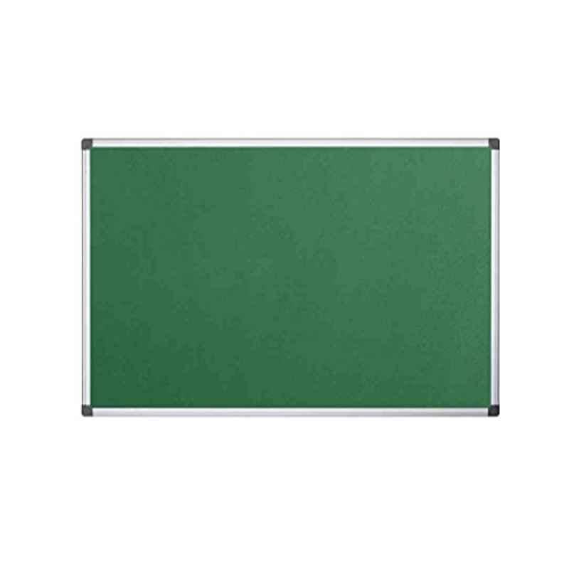 Bi-Office 120x120cm Green Felt Aluminium Frame Notice Board, FA3844170