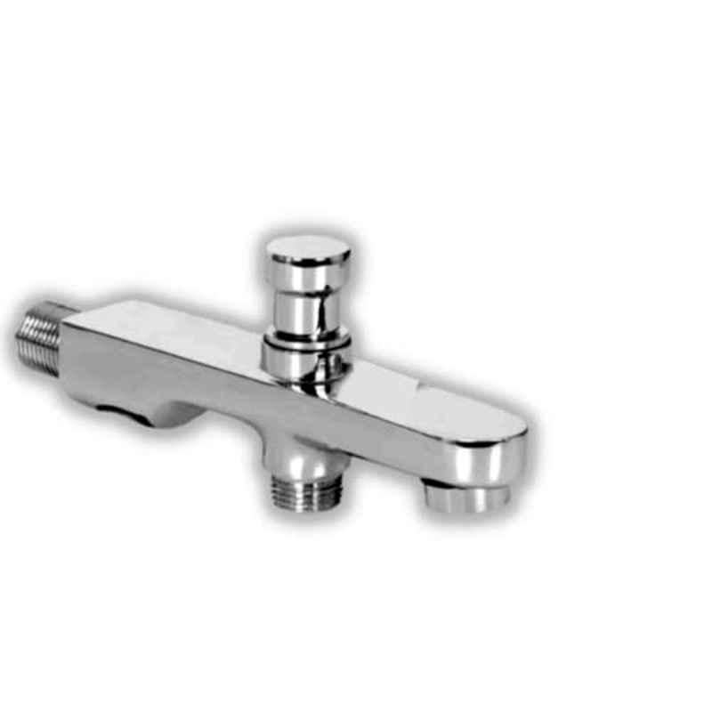 ZAP Geo Brass Chrome Finish 2 In 1 Bath Spout with Tip-Ton
