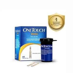 OneTouch Verio 50 Pcs Blood Glucose Test Strips Box, 99XX0501