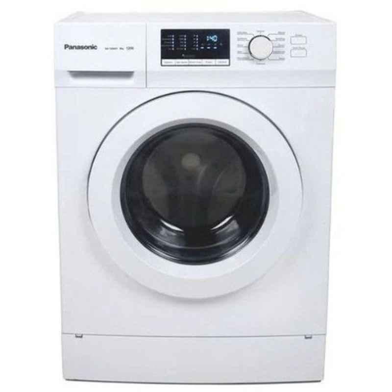 Panasonic 8kg Steel White Front Load Washer, NA128XB1W