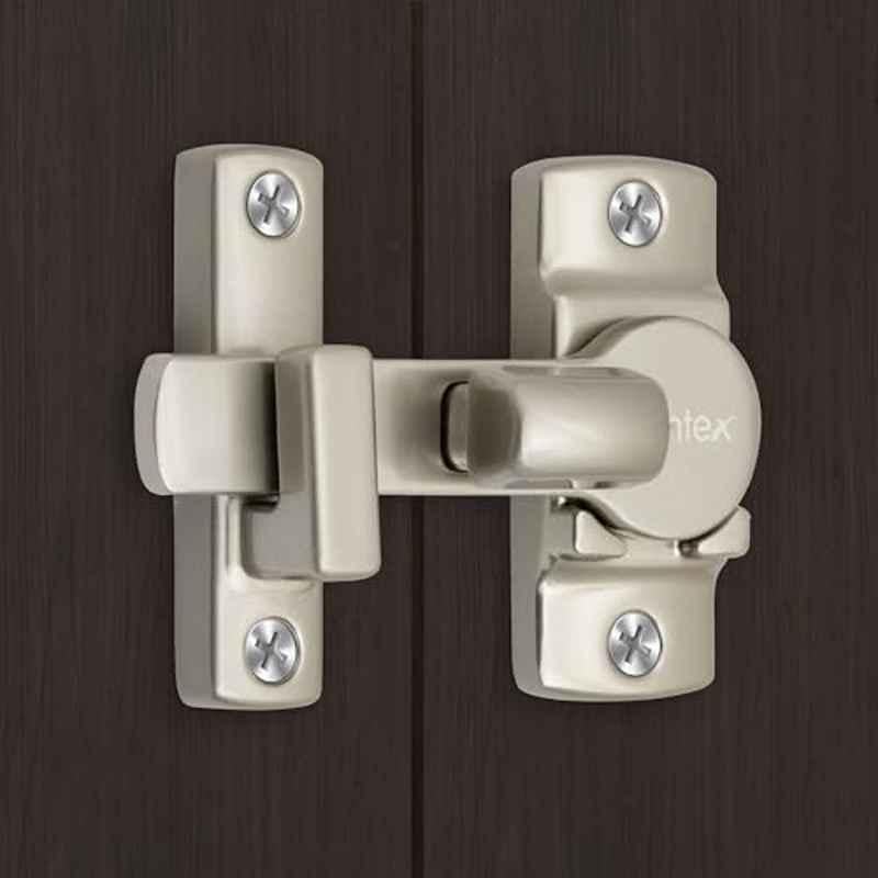 Plantex Zinc Satin Door Latch Lock for Bathroom, DTK-250