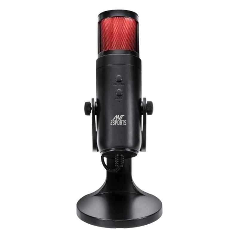 Ant Esports WENTE 220 680Ohm USB Unidirectional Microphone with RGB Lights, Zero Latency Monitoring & Noise Reduction
