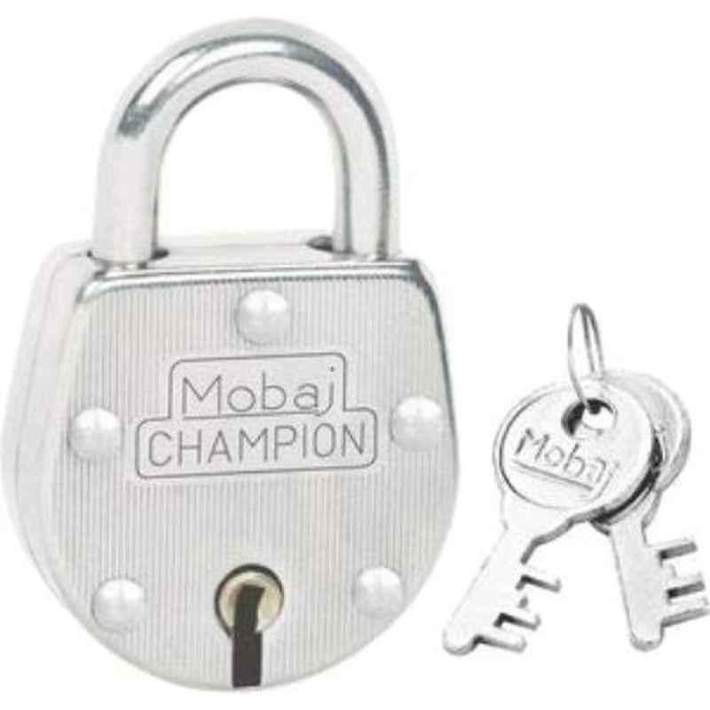 Mobaj Champion 54mm Silver Mild Steel Padlock