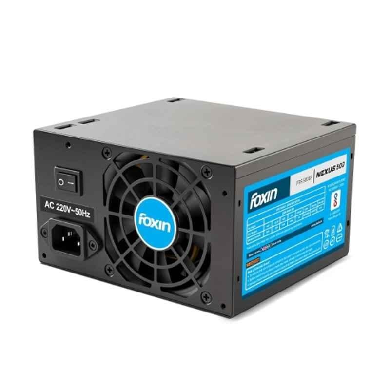 Foxin Nexus 200W 220V ATX SMPS Power Supply with 80mm Silent Fan & 1.2m Cable for PC, Gaming & Office, FPS 500SF
